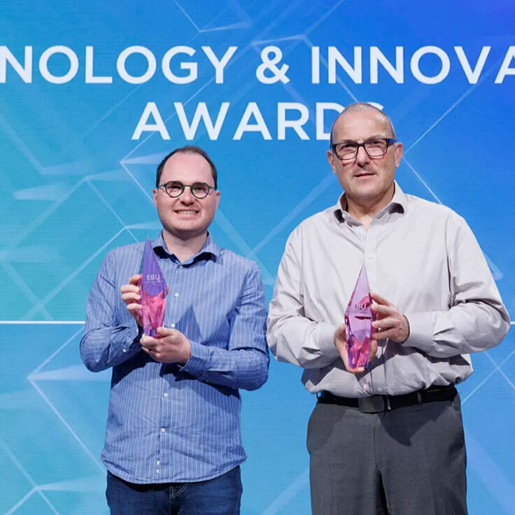 France Télévisions' Yannick Oliver (left) and Romuald Rat (right)